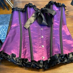 Purple corset